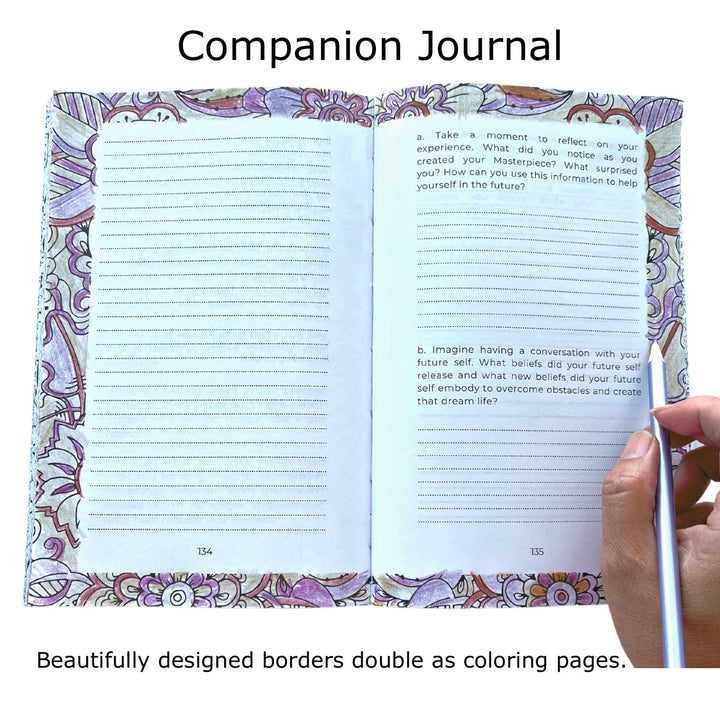 ADULTS: I would, but MY DAMN MIND won't let me! Guided Spiral Bound Companion Journal