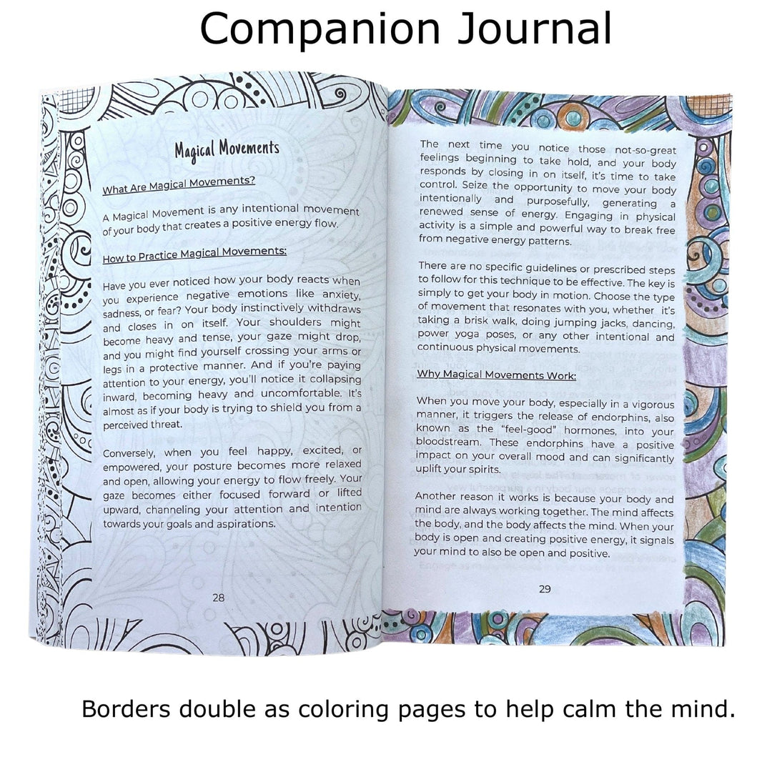 ADULTS: I would, but MY DAMN MIND won't let me! Guided Spiral Bound Companion Journal