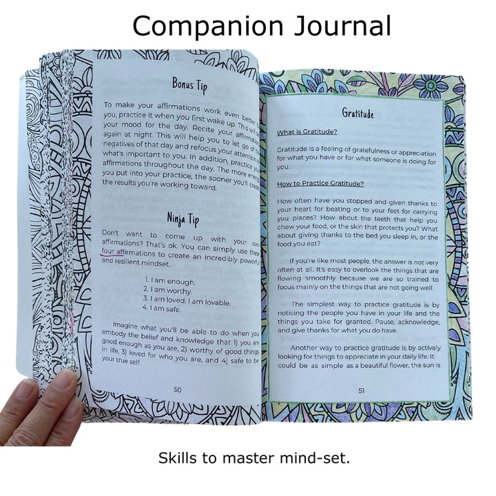 GIRLS: I would, but MY DAMN MIND won't let me! Guided Companion Journal