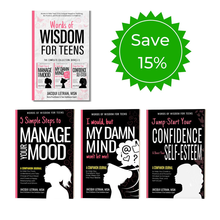 Teen Girls: Mega Confidence Bundle: (3 Books Printed as 1) + 3 Journals