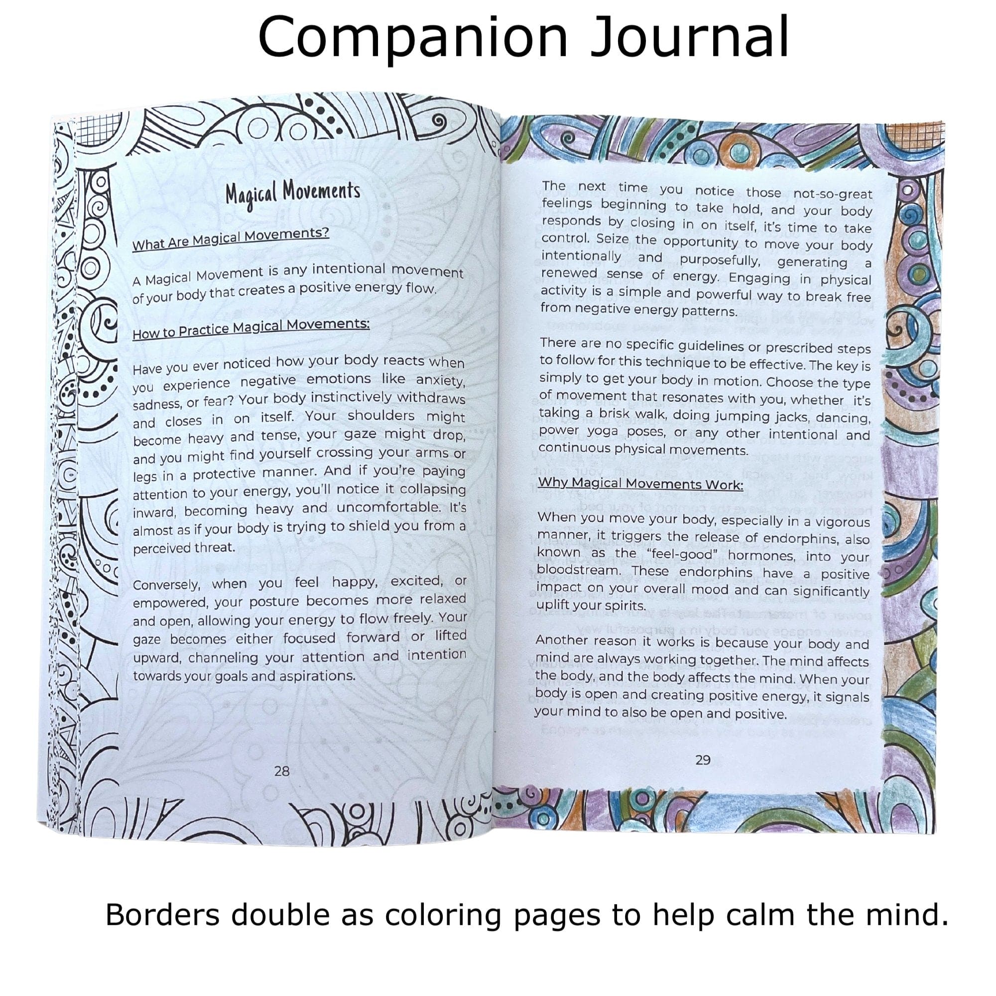 I would, but MY DAMN MIND won't let me! Guided Companion Journal