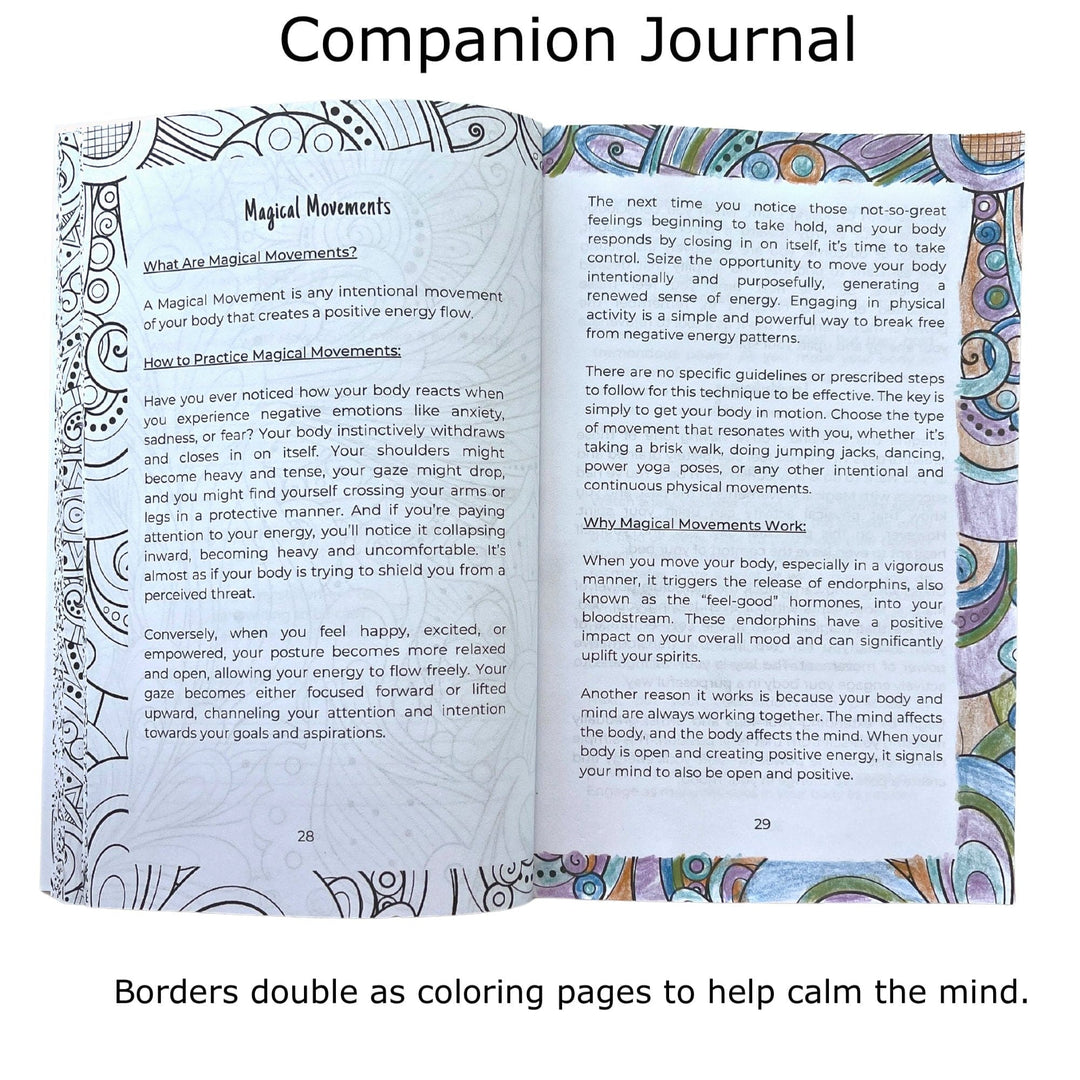 ADULTS: I would, but MY DAMN MIND won't let me! Guided Spiral Bound Companion Journal