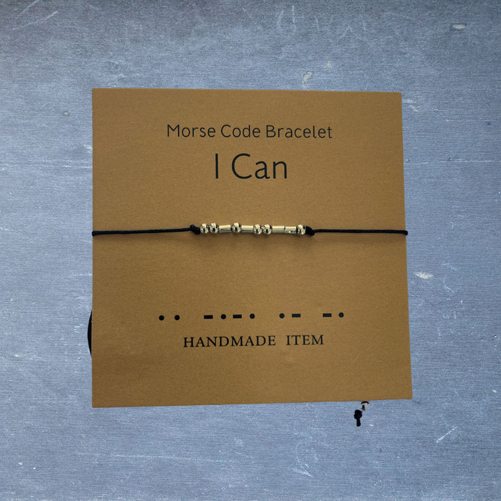 Motivational Morse Code Bracelets