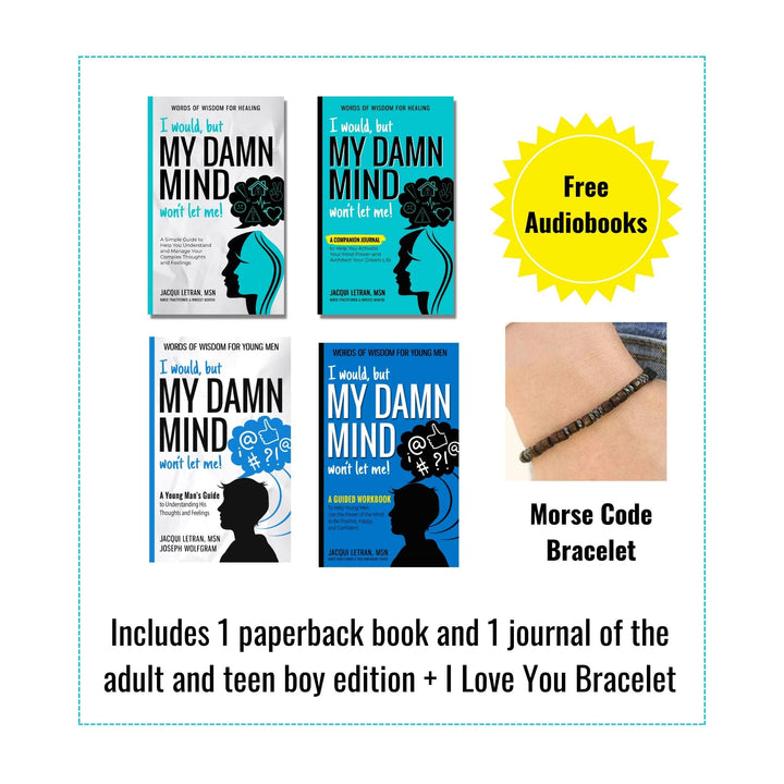 mother and son book bundle and bracelet
