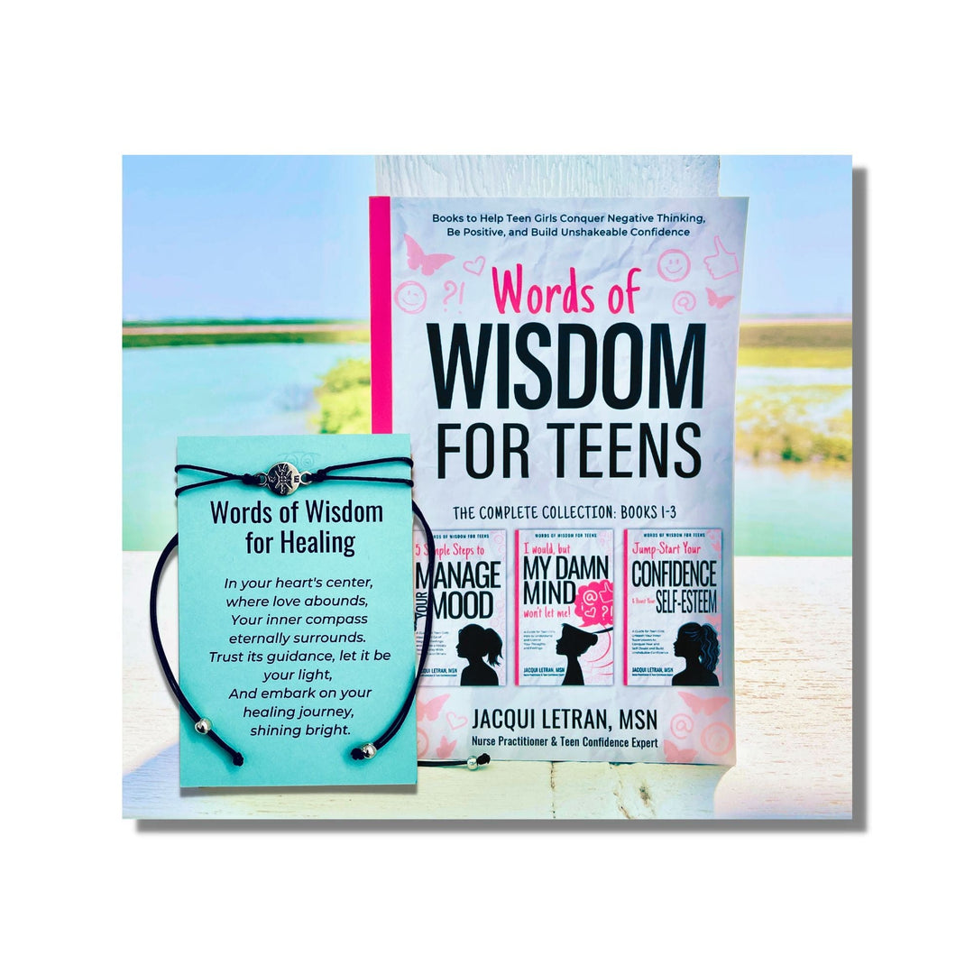 GIRL'S: Words of Wisdom for Teens Collection (3 Books in 1) + Free Bracelet