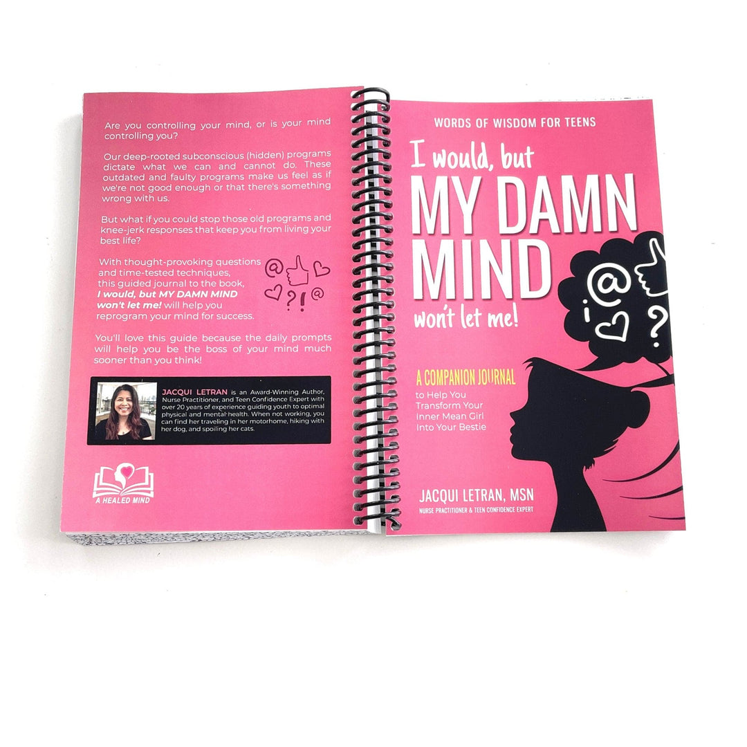 GIRL'S I WOULD BUT MY DAMN MIND WON'T LET ME SPIRAL JOURNAL